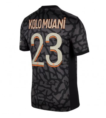 Paris Saint-Germain Randal Kolo Muani #23 Tredje trøje 2023-24 Kort ærmer